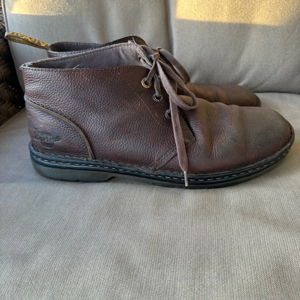 Doc Dr Martens Sussex Chukka Work Boots Leather Men’s Size 12 Non-Slip Brown